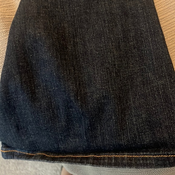 Levi’s superlow 524 dark rinse/wash jeans size 17 bootcut baggy relaxed casual - Picture 7 of 14